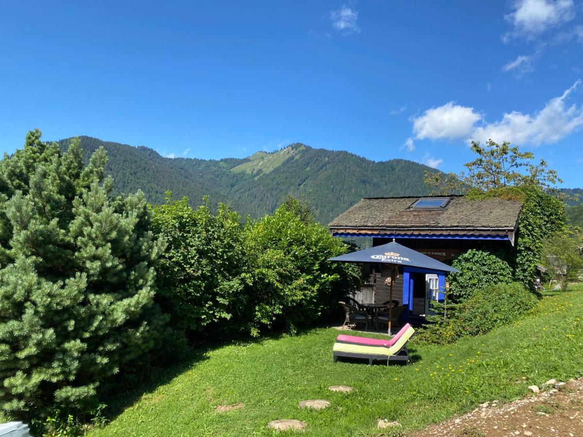 Micro-Lodge, Le Petit Nid D'Amour Montriond Kültér fotó