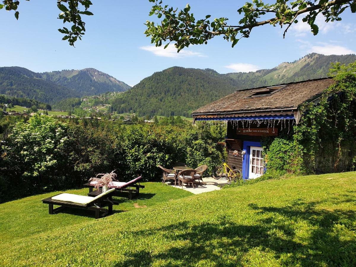Micro-Lodge, Le Petit Nid D'Amour Montriond Kültér fotó