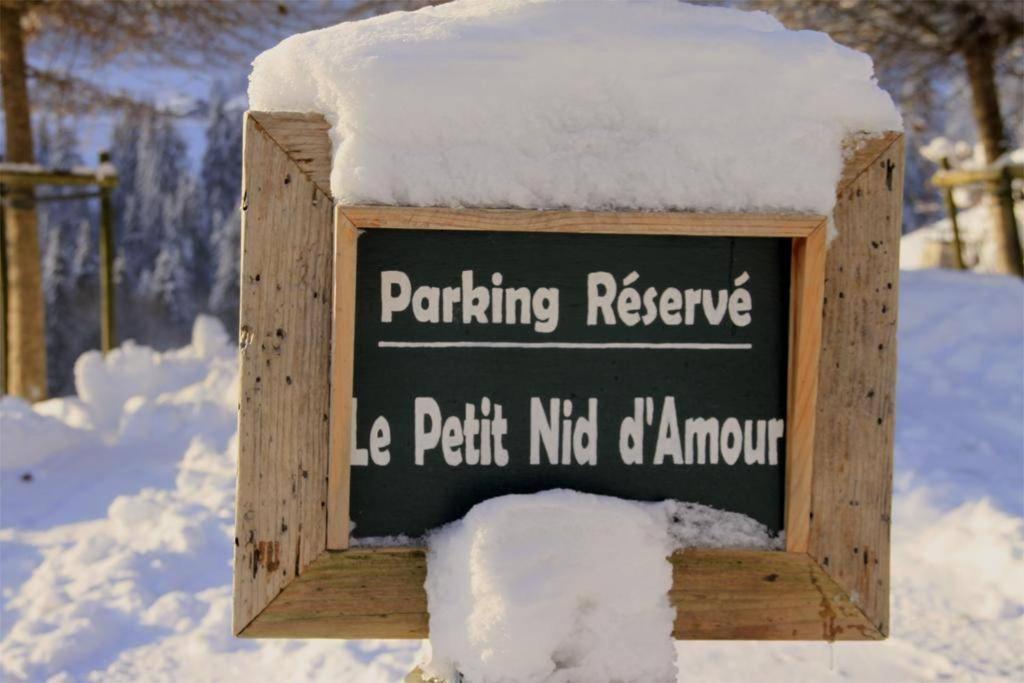 Micro-Lodge, Le Petit Nid D'Amour Montriond Kültér fotó